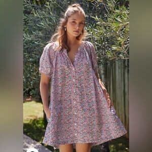 Floral Print Women's Sleepwear Dress